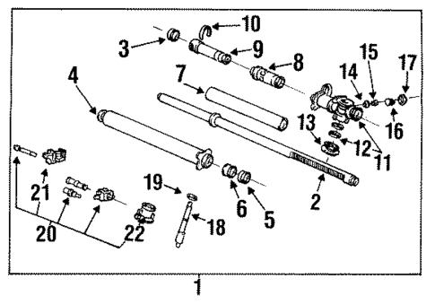 Steering Gear & Linkage for 1992 Honda Civic #0