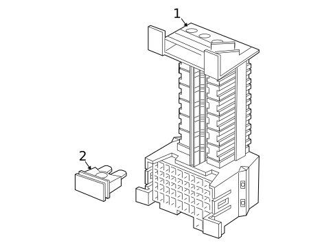 Fuse & Relay for 2018 Mercedes-Benz GLC 350e #2
