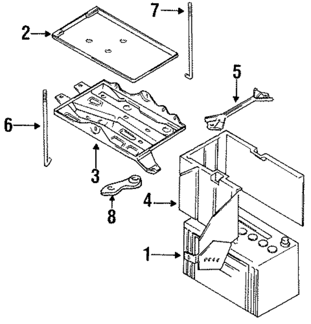 641701E300 - : Reinforcement for Nissan Image