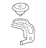 17119F0010 - Engine: Air Cleaner Assembly Lower Bracket for Toyota Image image