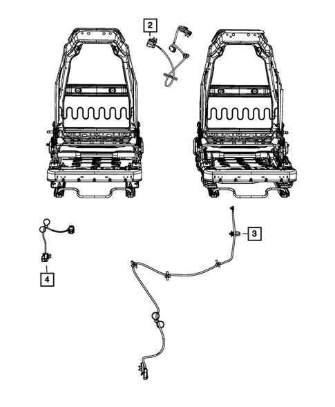 Wiring-Body and Accessories for 2011 Jeep Wrangler #1