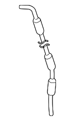 70060SEPA00 - Body: Drain Tube for Acura: TL Image