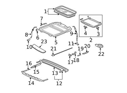 Sunroof for 2004 Acura TL #0
