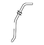 70050SDAA00 - Body: Drain Tube for Acura: TL, TSX Image