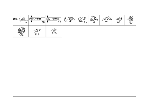Engine Vacuum Connection and Light Range Regulator for 1999 Mercedes-Benz C230 #0