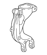 4M0413037J - Suspension: Suspension Strut Fork for Audi Image image