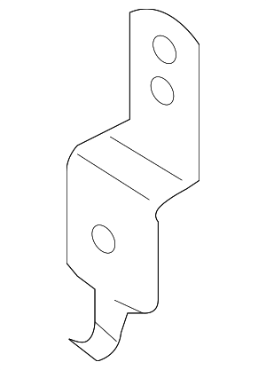 392113L730 - : Lower Oxygen Sensor Bracket for Hyundai Image