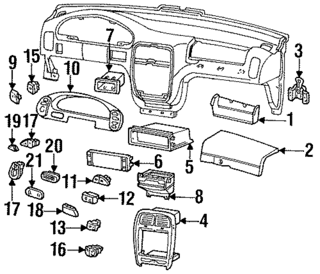 F6XZ15A563AA - Body: Striker for Ford Image