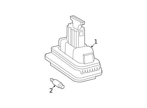 License Lamps for 2003 Mercedes-Benz E55 AMG #0