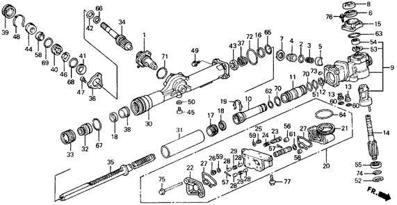 P.S. Box Components 4WS for 1991 Honda Prelude #0