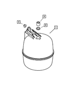 68014873AA - Brakes: Vacuum Reservoir for Mopar Image
