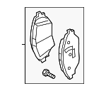 3QF698151F - Brakes: Brake Pads for Volkswagen: Atlas, Atlas Cross Sport Image