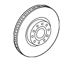 3QF615301F - Brakes: Rotor for Volkswagen: Atlas, Atlas Cross Sport Image
