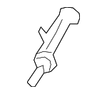 1GA29DW1AA - Body: Coat Hook for Dodge: Caliber | Jeep: Compass, Patriot Image