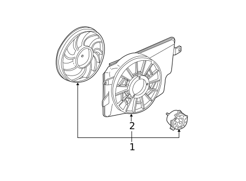 Cooling Fan for 2001 Ford Mustang #0