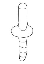 51111944537 - : Bumper Cover Rivet for BMW: 1 Series M, 128i, 135i, 318i, 318is, 323i, 323is, 325i, 325is, 328i, 328is, 525i, 528i, 540i, 740i, 740iL, 750iL, M3, X3, X5, Z3 Image