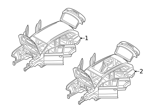 Body Shell for 2013 Audi Q7 #0