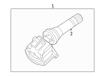 BDGF37140A - Electrical: TPMS Sensor for Mazda Image