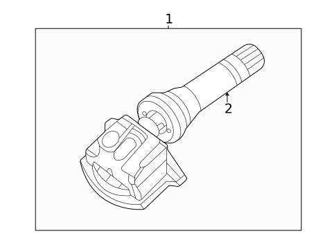 Tire Pressure Monitor Components for 2025 Mazda CX-90 #1
