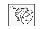 Hub & Bearing Assembly, Rear [same number either side, sold separately]