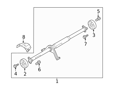 Drive Shaft for 2017 Audi A3 Sportback e-tron #0
