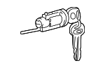 6905702030 - Steering: Cylinder &amp; Keys for Toyota: Corolla, Matrix Image