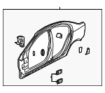 92214637 - Body: Uniside Assembly for Pontiac: G8 Image