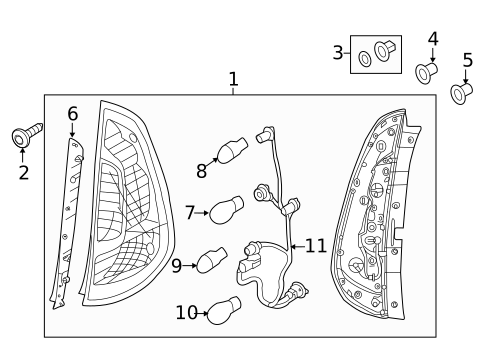Bulbs - Chassis for 2018 Kia Soul EV #0