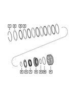 68019763AB - Transmission: Transmission Snap Ring for Mopar Image