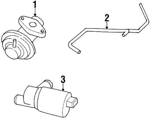 Emission System for 1997 Volkswagen Passat #0