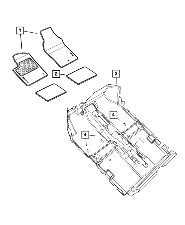 1ZZ47KA9AC - Interior Trim: Floor Carpet for Mopar Image