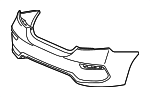 71501TS8A50ZZ - Body: Bumper Cover for Honda: Civic Image