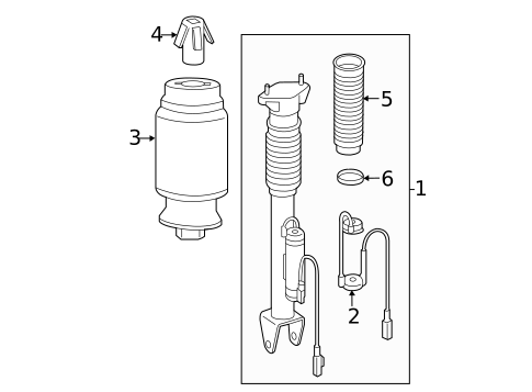 Shocks & Components for 2015 Mercedes-Benz GL 550 #1