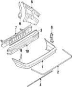 1988-1992 Toyota Corolla - Support