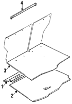 8491356A00 - : Carpet Retainer for Nissan: Sentra Image