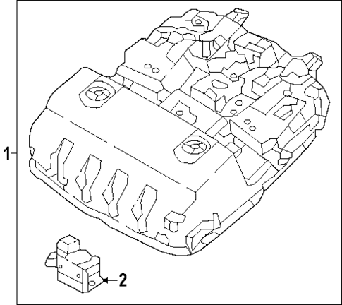 Overhead Console for 2025 Hyundai Tucson #0