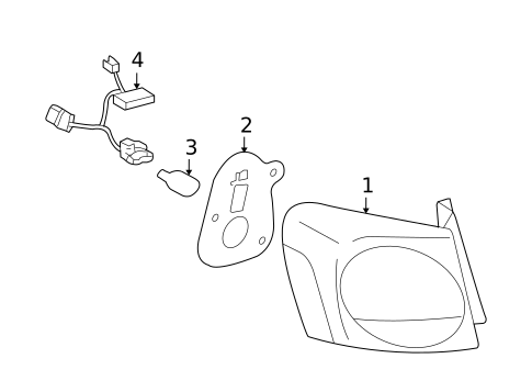 Tail Lamps for 2009 Lexus GS460 #0
