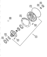 5016410AB - Automatic Transaxle 3 Speed: Transmission Oil Pump for Chrysler: Voyager | Dodge: Caravan, Neon Image