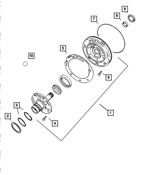 Oil Pump for 2002 Chrysler Voyager #0
