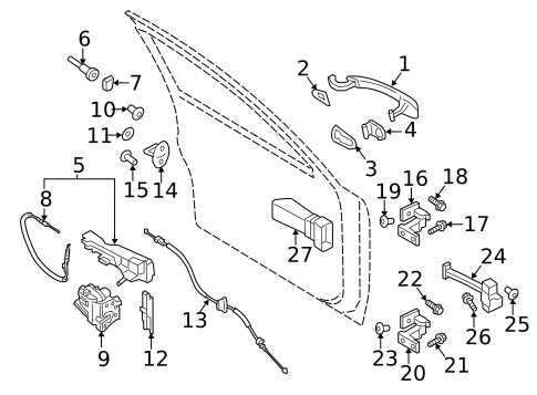 Lock & Hardware for 2025 Porsche Macan #1