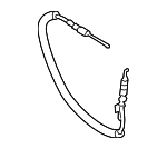 95C837017A - : Door Latch Cable for Porsche Image