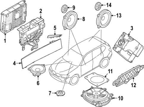 Sound System for 2023 BMW iX #1