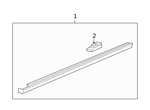 Exterior Trim - Pillars for 2009 Cadillac DTS #0