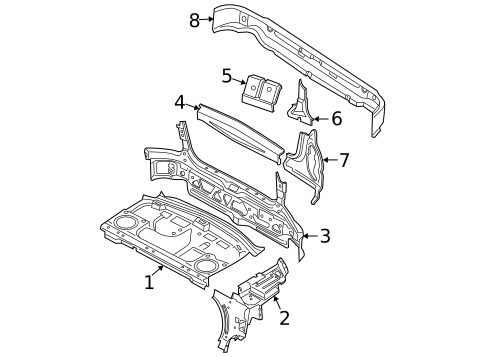 Rear Body for 2006 Volvo S60 #0