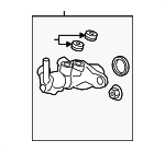 36012757 - Body: Master Cylinder for Volvo: S60, S90, XC60, XC90 Image