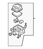 281102H100 - : Air Cleaner Assembly for Hyundai Image