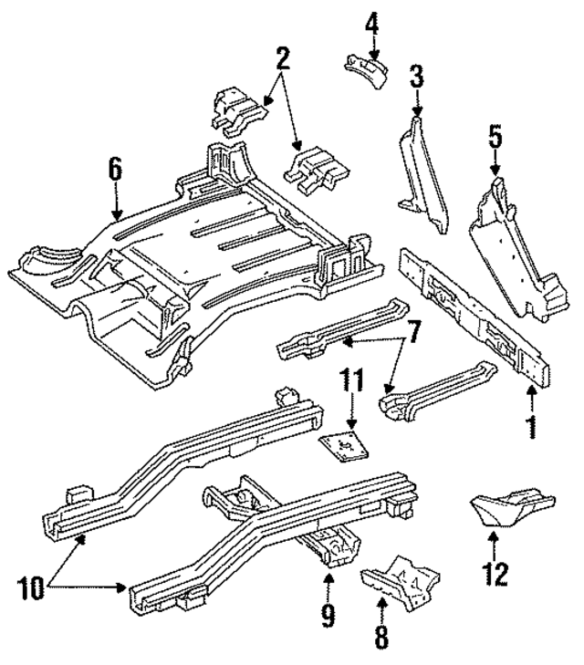 5066035AA - Body: Rear Panel for Mopar Image