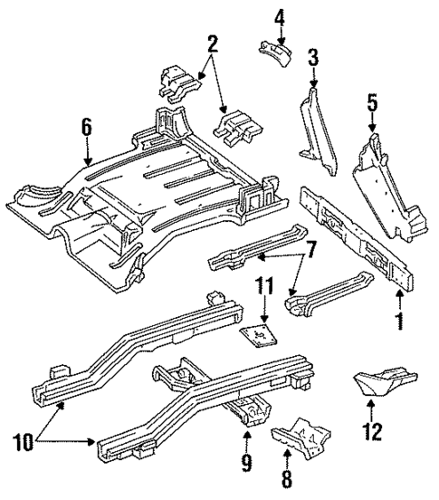 Rear Body for 1992 Jeep Cherokee #0