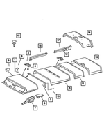 5123080AA - Interior Trim: Front Headliner for Mopar Image