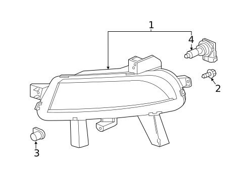 Daytime Running Lamp Components for 2016 Buick LaCrosse #0